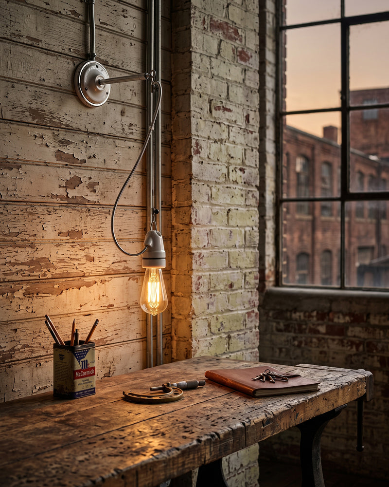 Remy Ceramic Pulley Wall Sconce
