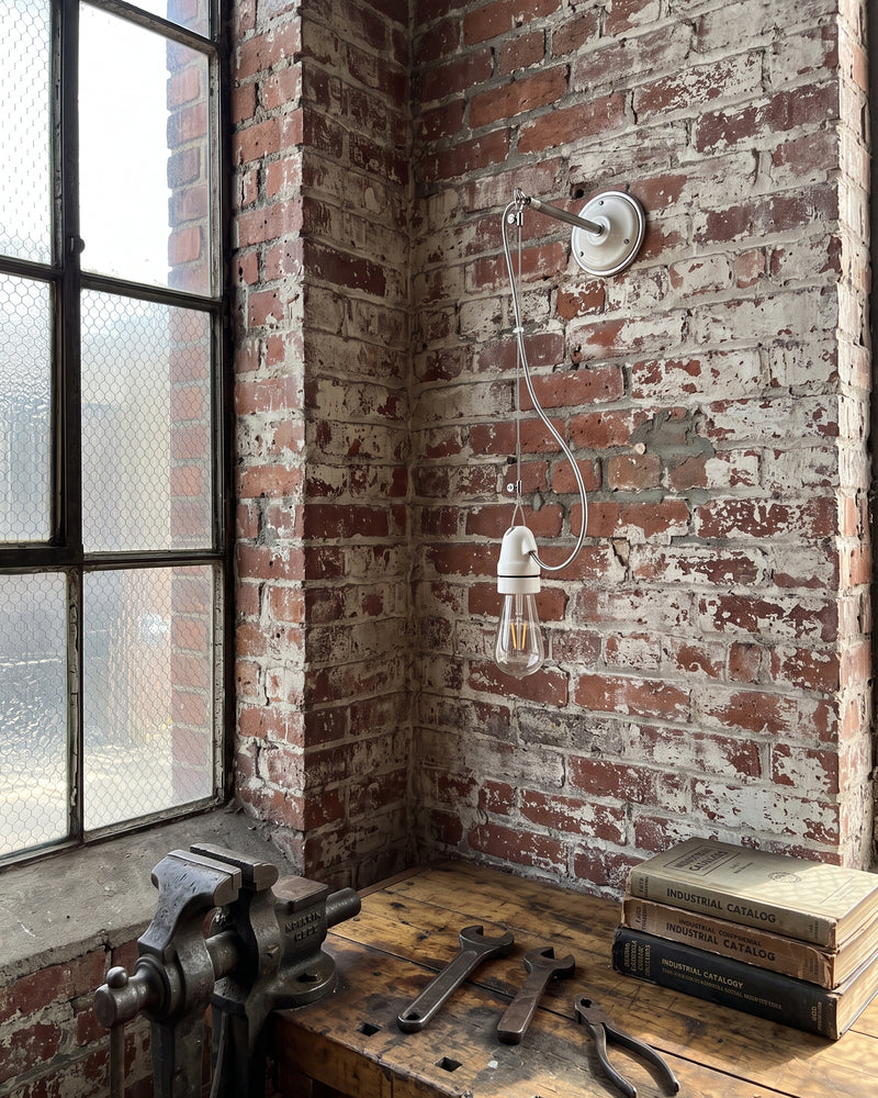 Remy Ceramic Pulley Wall Sconce