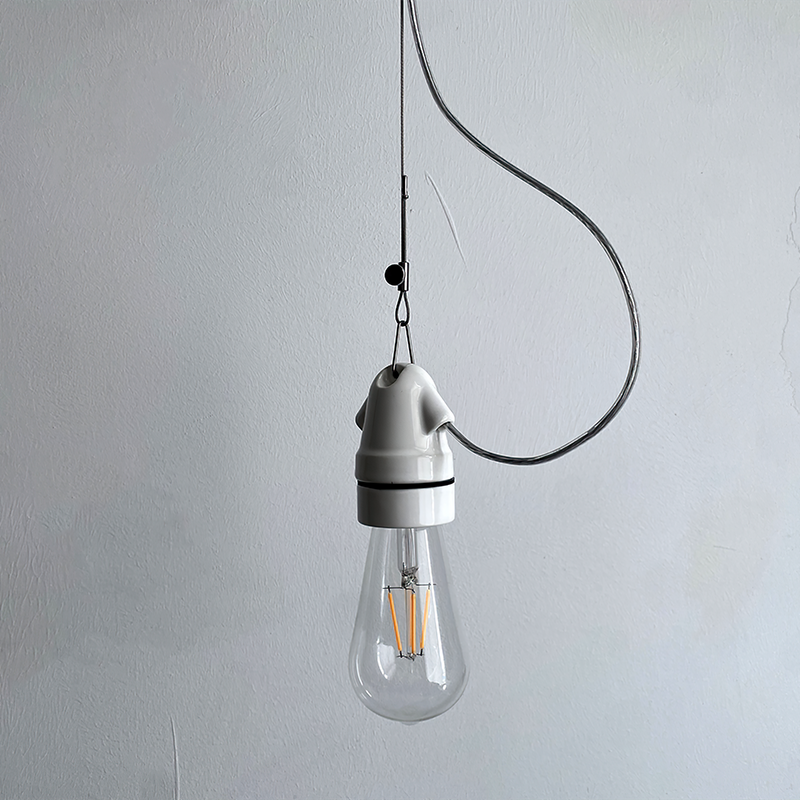 Remy Ceramic Pulley Wall Sconce