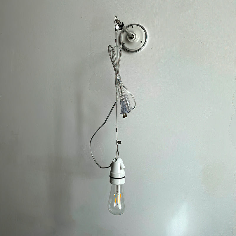 Remy Ceramic Pulley Wall Sconce