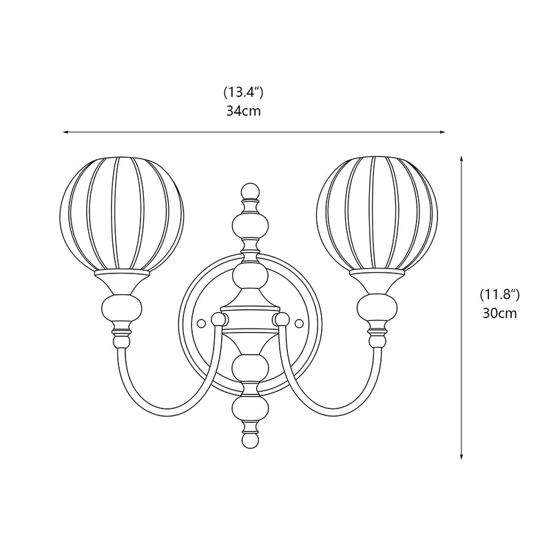 Retro Monique Wall Sconce