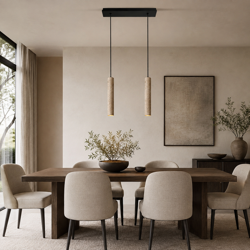 Roman Travertine Pendant Lamp