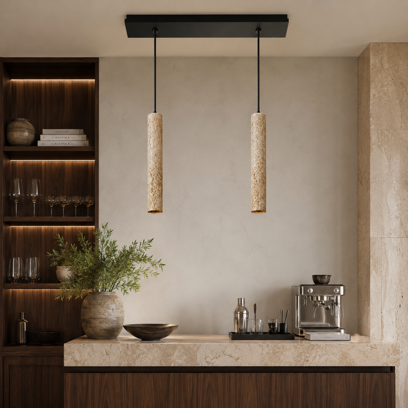 Roman Travertine Pendant Lamp