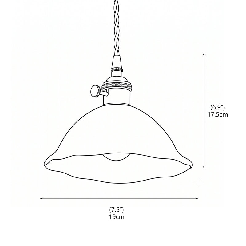 Rosalind Fluted Pendant Lamp
