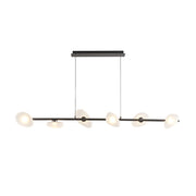 Rowan Pebble Glass Linear Chandelier