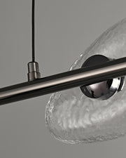 Rowan Pebble Glass Linear Chandelier – detail 21