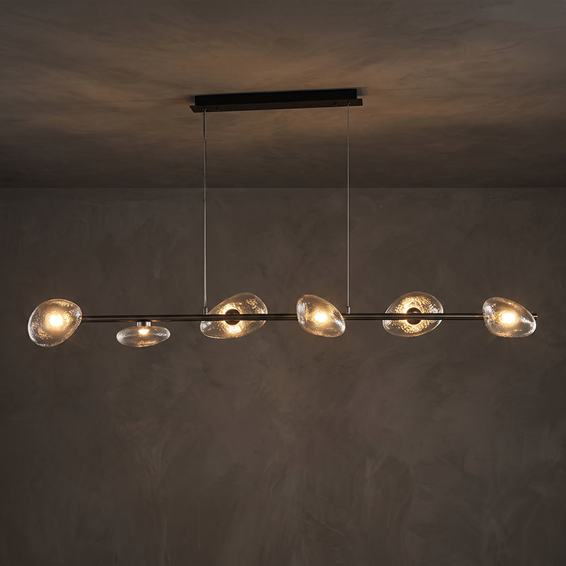 Rowan Pebble Glass Linear Chandelier – detail 17