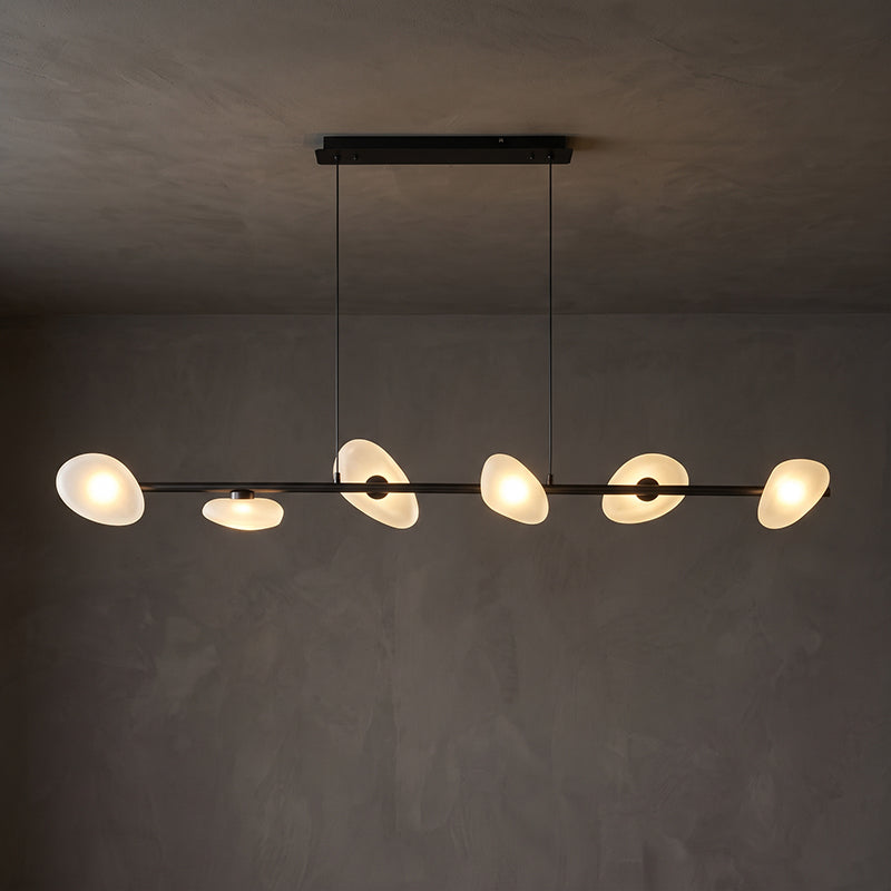 Rowan Pebble Glass Linear Chandelier – detail 19