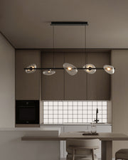 Rowan Pebble Glass Linear Chandelier – detail 7
