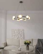 Rowan Pebble Glass Chandelier – detail 8