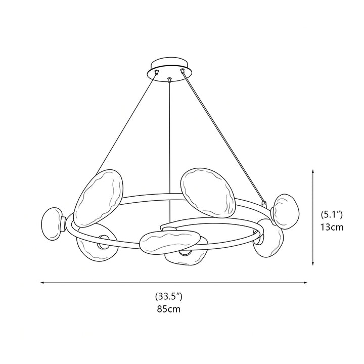 Gino Alabaster Chandelier