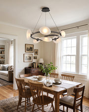Rowan Pebble Glass Chandelier – detail 7