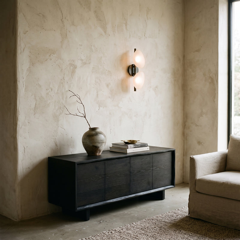 Rowan Pebble Glass Wall Sconce