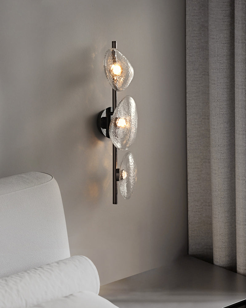 Rowan Pebble Glass Wall Sconce