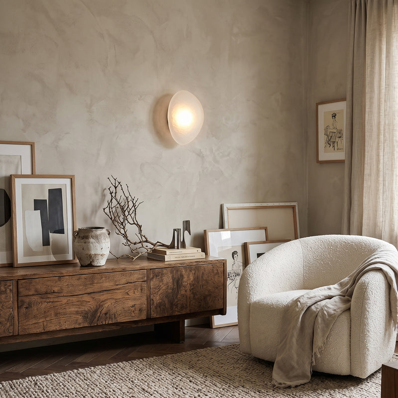Rowan Pebble Glass Wall Sconce