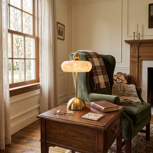 Sabine Alabaster Table Lamp – detail 2