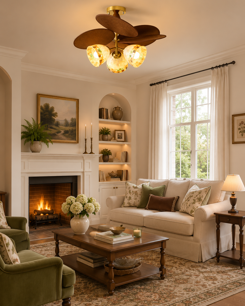 Santiago Semi-Flush Mount Ceiling Lamp