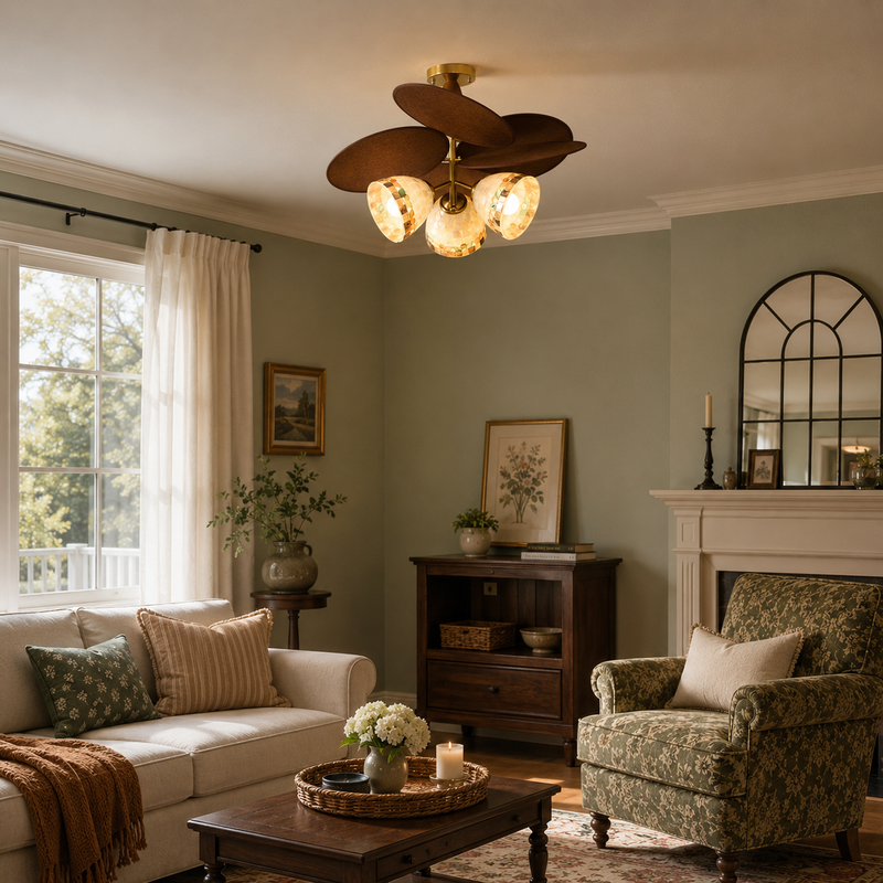 Santiago Semi-Flush Mount Ceiling Lamp