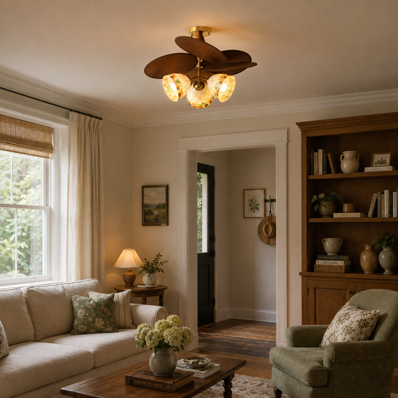 Santiago Semi-Flush Mount Ceiling Lamp