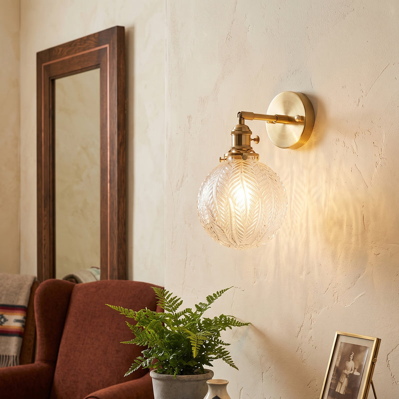 Sebastian Glass Wall Sconce