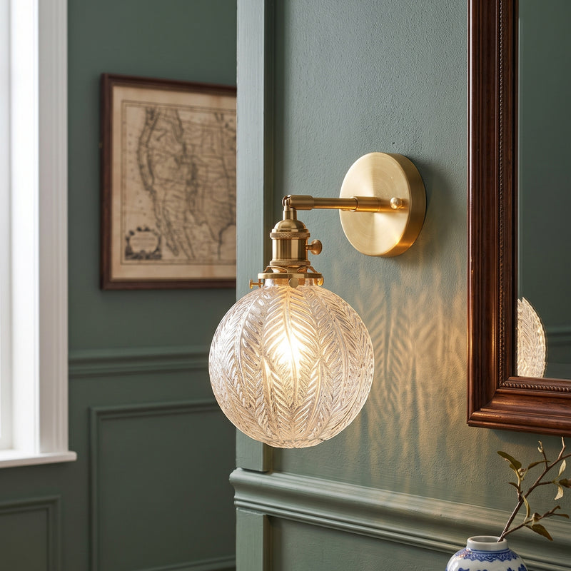 Sebastian Glass Wall Sconce