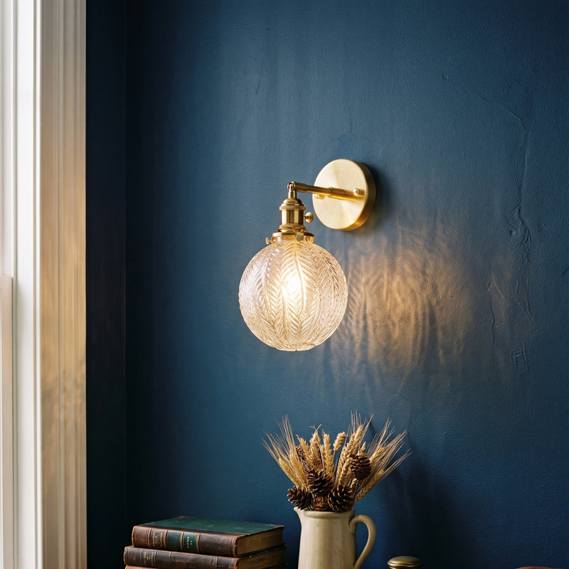 Sebastian Glass Wall Sconce