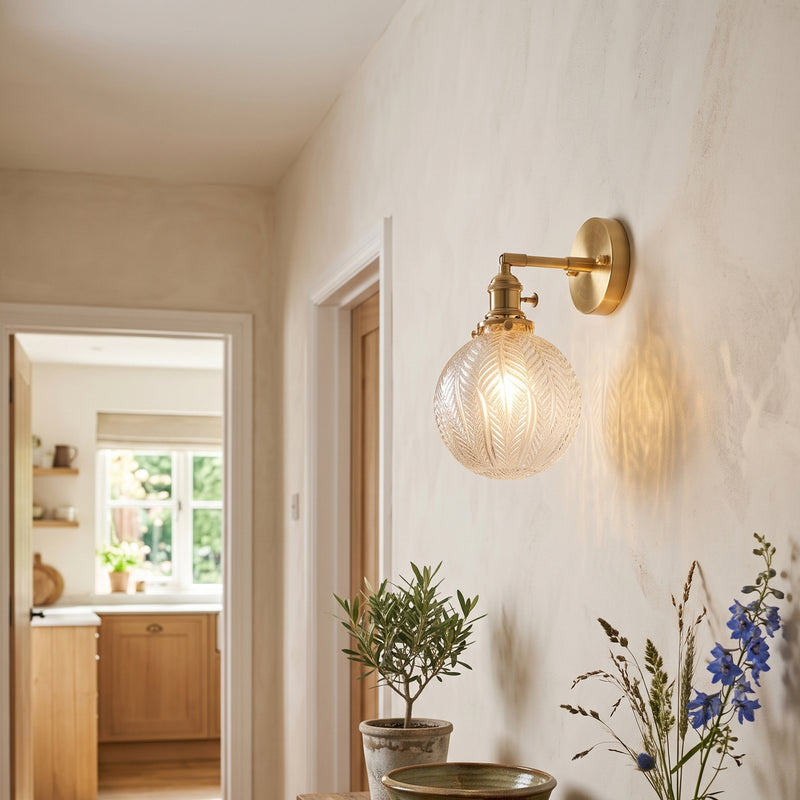 Sebastian Glass Wall Sconce
