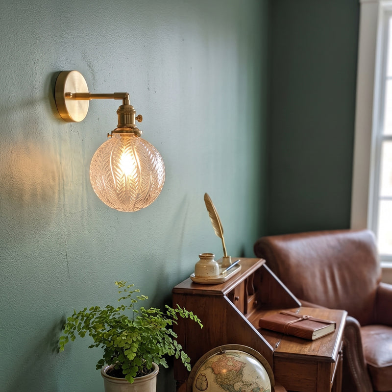 Sebastian Glass Wall Sconce