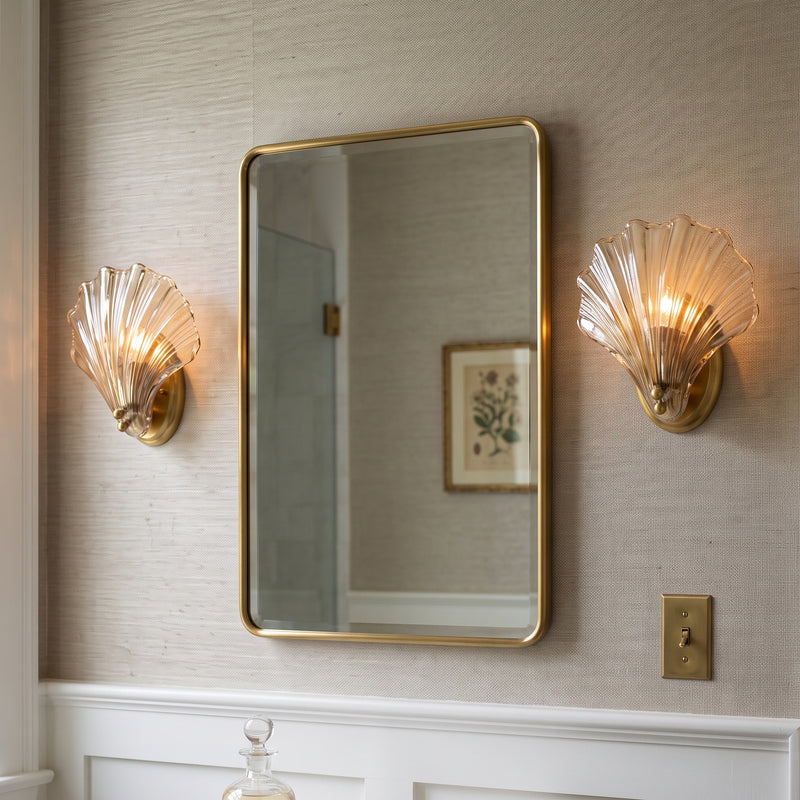 Shelley Glass Wall Sconce