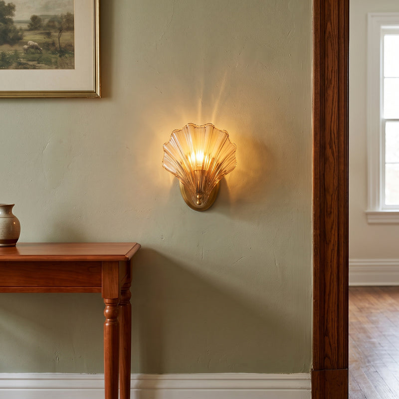 Shelley Glass Wall Sconce