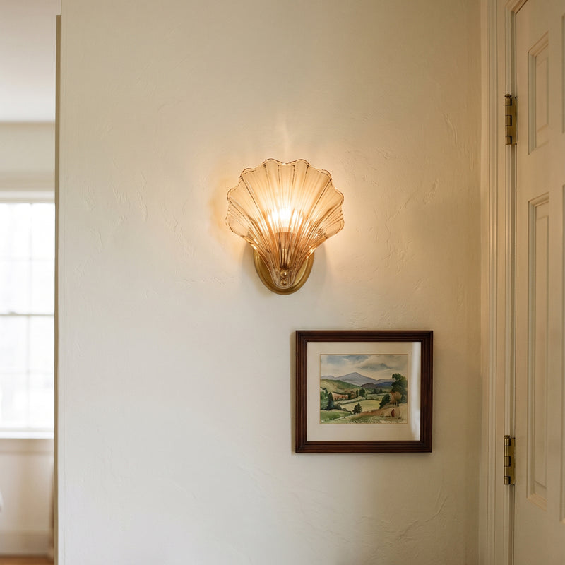 Shelley Glass Wall Sconce