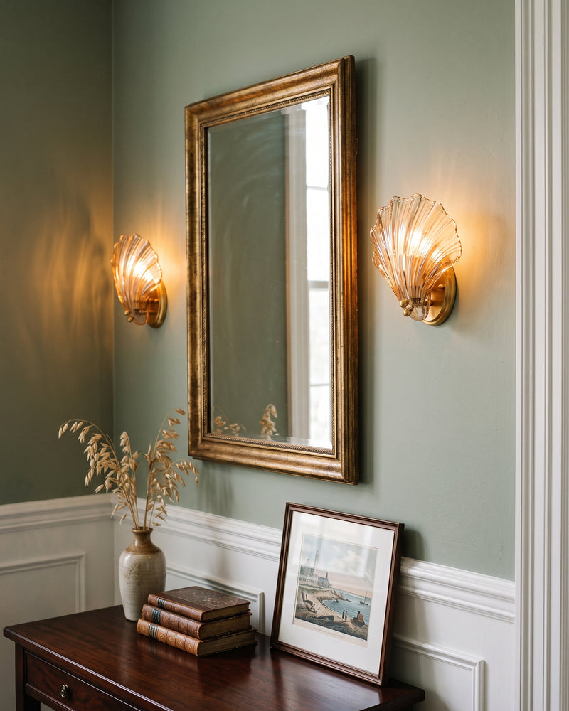 Shelley Glass Wall Sconce