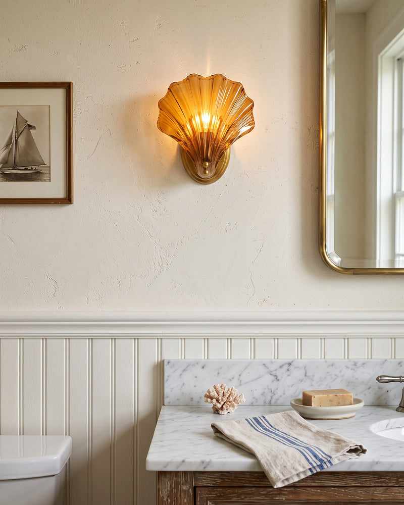 Shelley Glass Wall Sconce