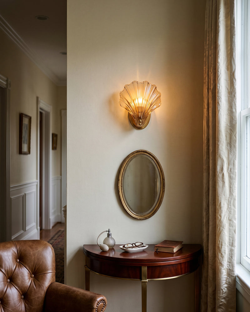 Shelley Glass Wall Sconce