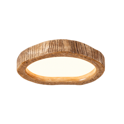 Silas Rustic Flush Mount Ceiling Lamp