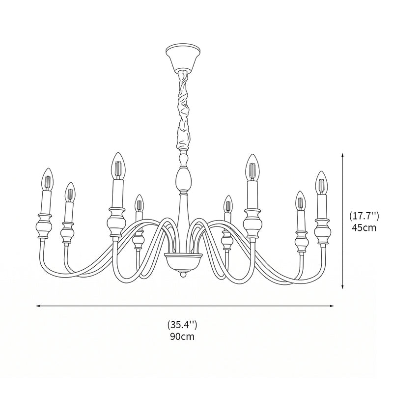 Silhouette Chandelier