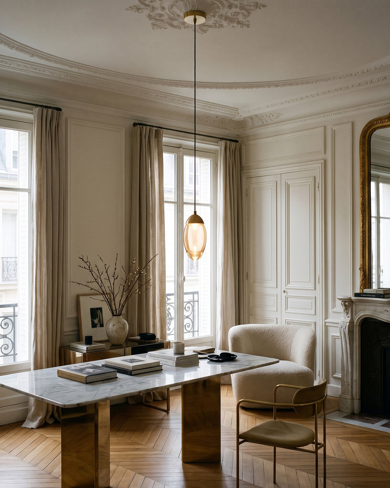 Sinclair Crystal Teardrop Pendant Lamp