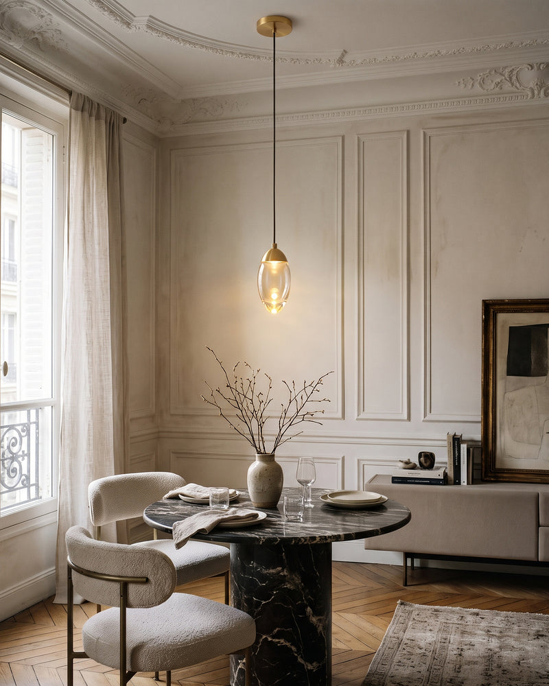 Sinclair Crystal Teardrop Pendant Lamp