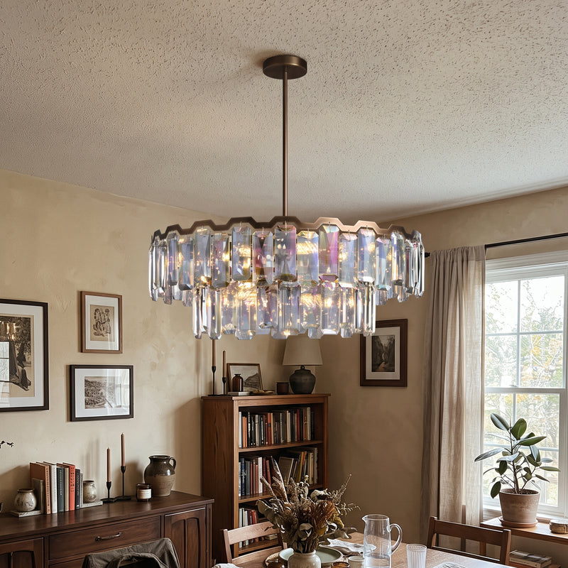 Ezra Organische Glazen Hanglamp