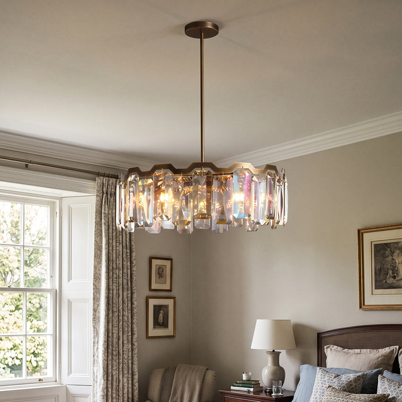 Ezra Organische Glazen Hanglamp
