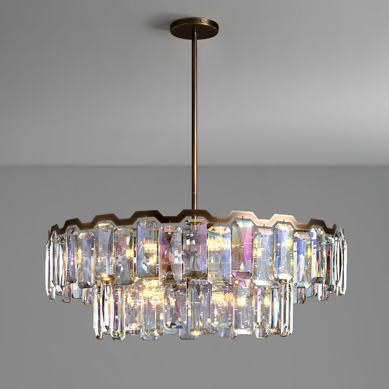 Ezra Organische Glazen Hanglamp