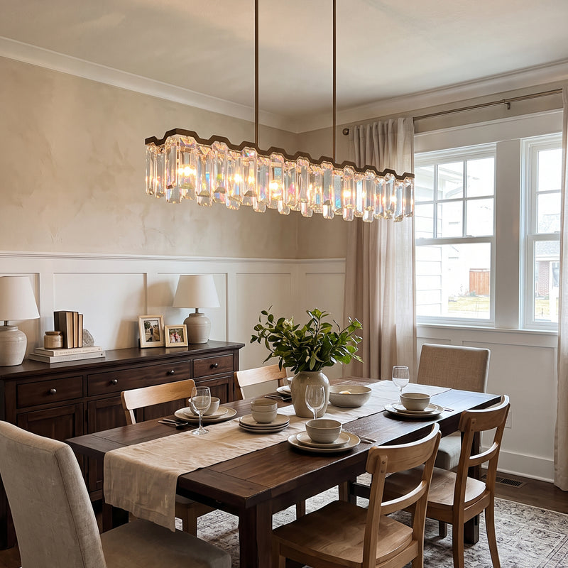 Ezra Organische Glazen Hanglamp