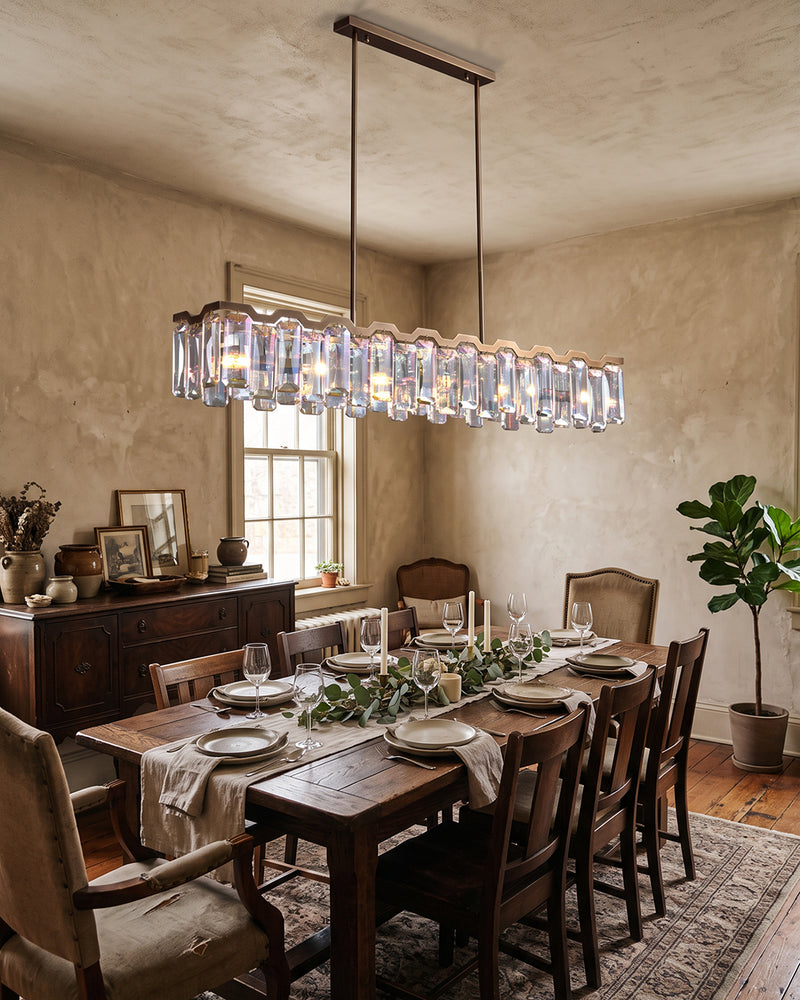 Ezra Organische Glazen Hanglamp