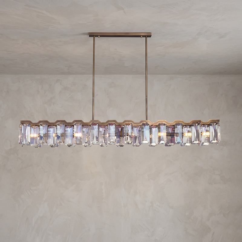 Ezra Organische Glazen Hanglamp