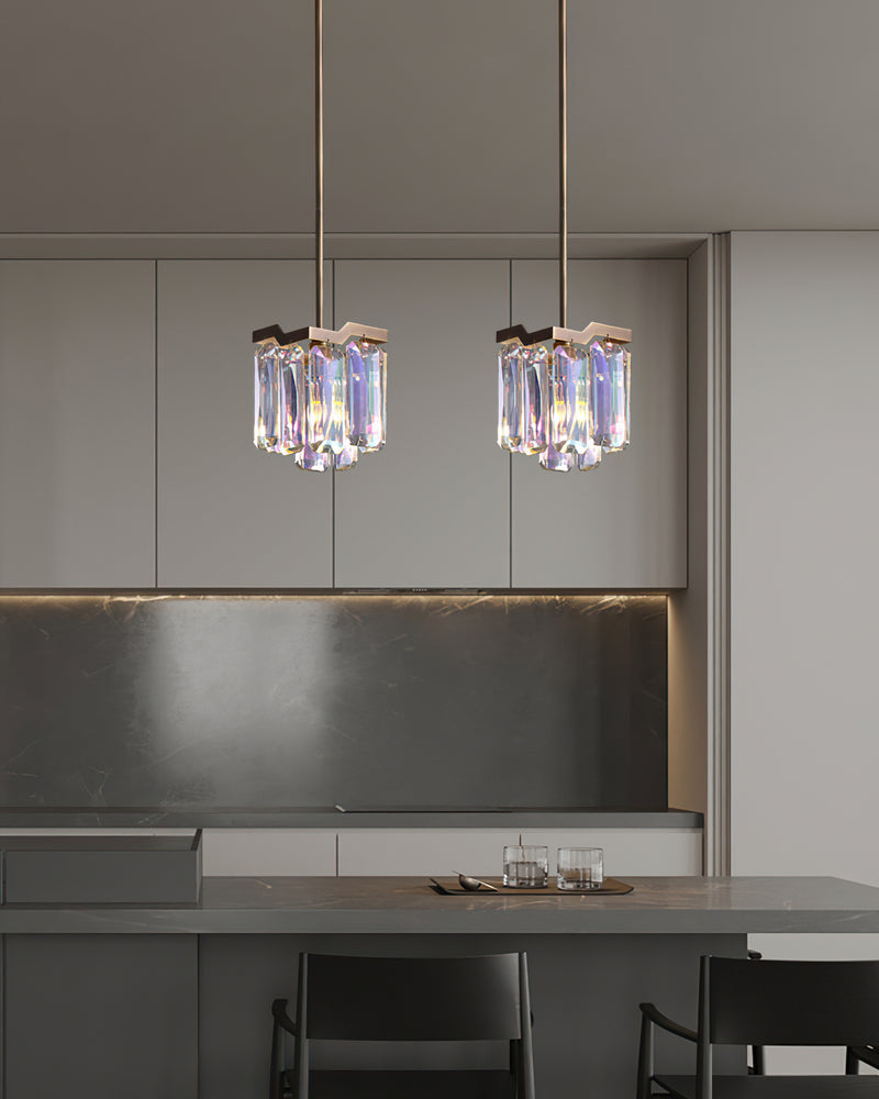 Ezra Organische Glazen Hanglamp