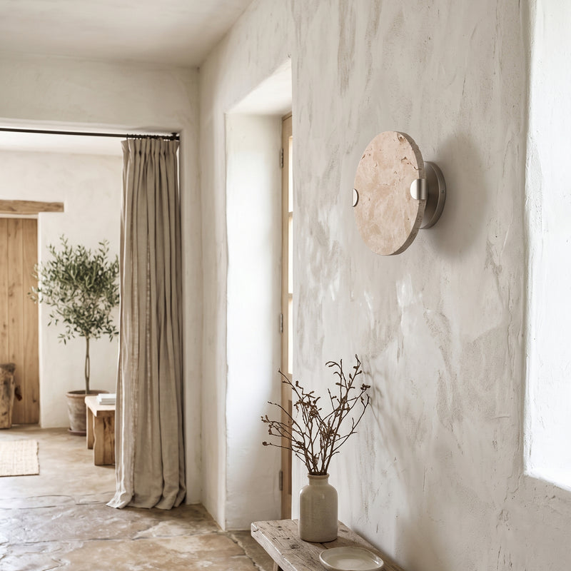 مصباح جداري Sloan Travertine Disc