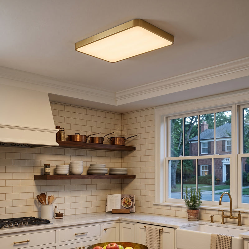 Sloane Rectangular Flush Mount