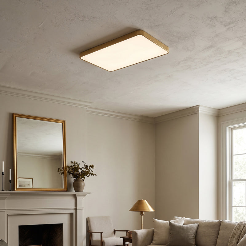 Sloane Rectangular Flush Mount