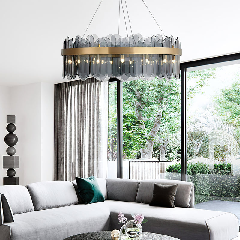 Solana Glass Chandelier