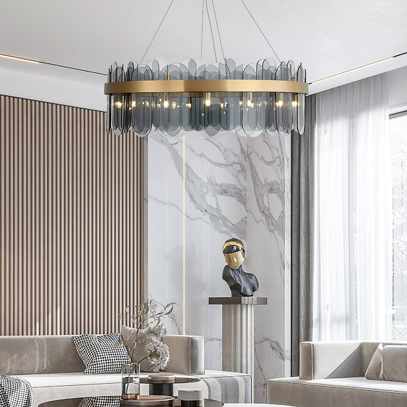 Solana Glass Chandelier